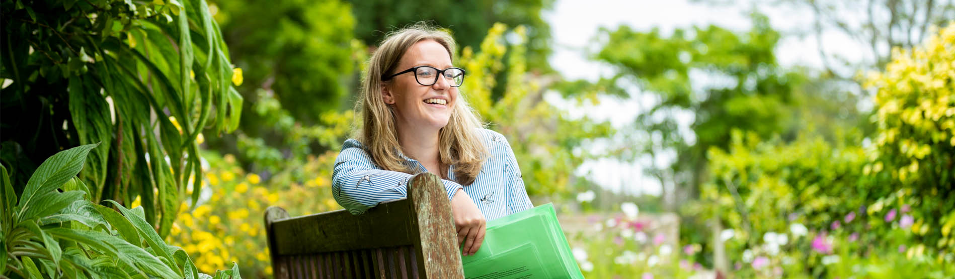 student smiling